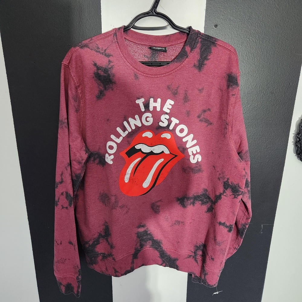 The Rolling Stones Burgundy Crewneck